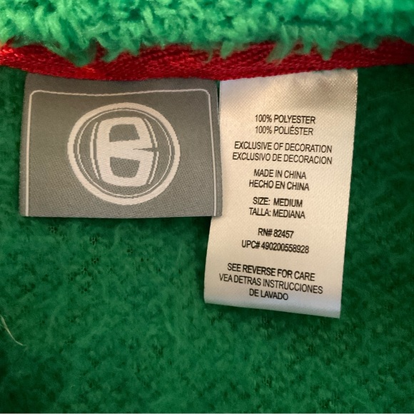 Let Me Take a sELFfie green cozy fleece pajama top size medium - Picture 5 of 5